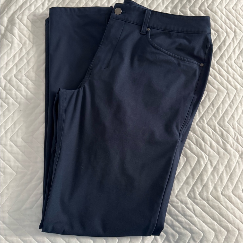 Lululemon ABC Pant Slim Warpstreme True Navy 34x33